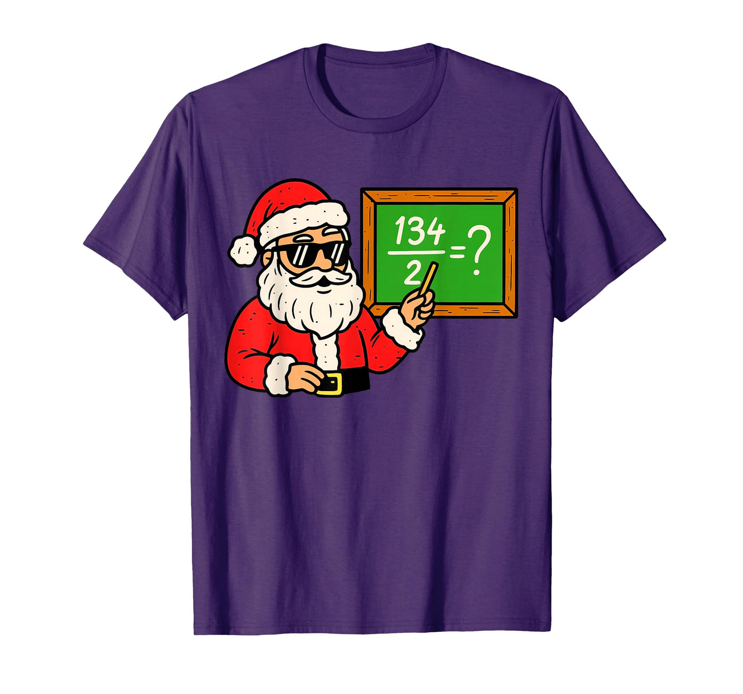 67 Teacher Christmas Santa Six Seven Meme Brainrot Math T-Shirt