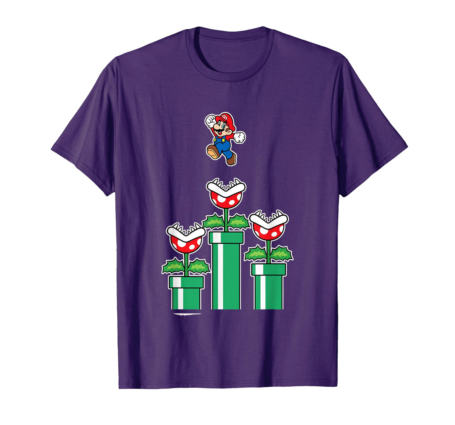 Super Mario Man Eater Jumping Piranha Plants T-Shirt