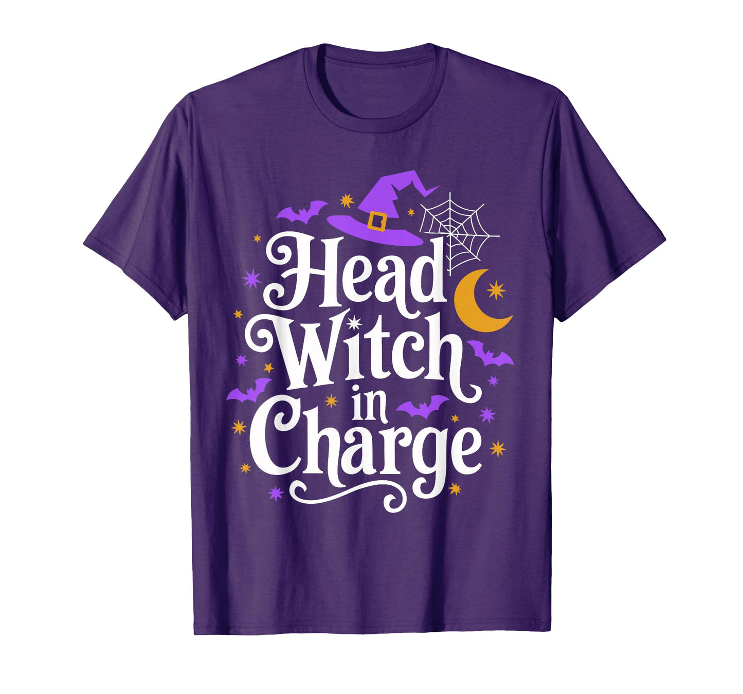 Head Witch In Charge Funny Halloween Costume for Witches T-Shirt