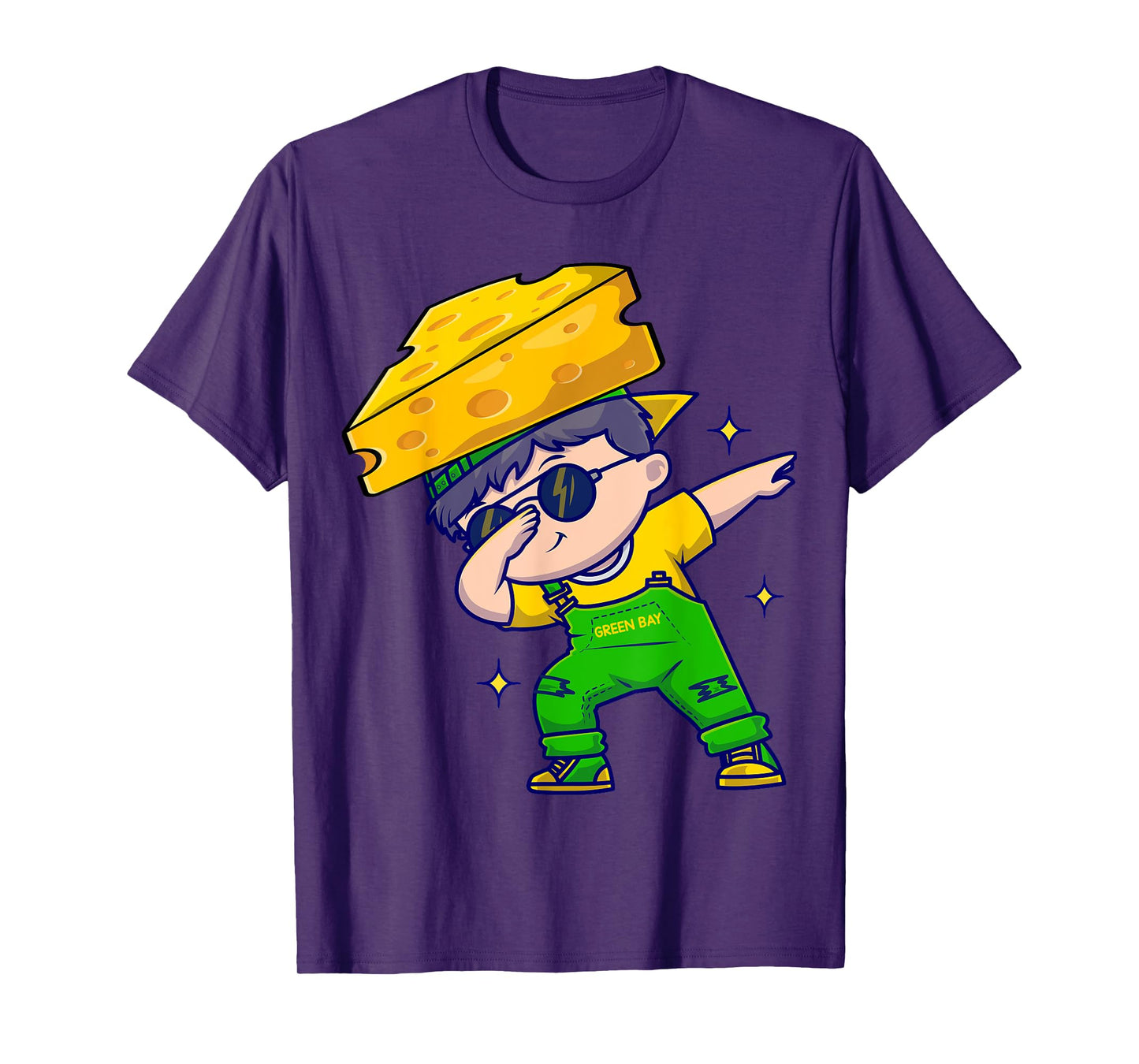 Funny Green Bay Dabbing Cheese hat T-Shirt