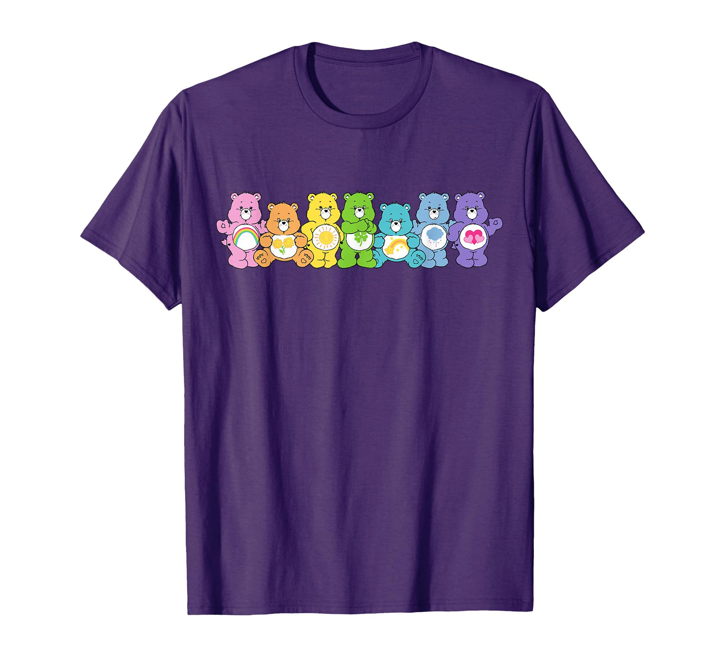 Care Bears Rainbow Kingdom Original Bears Line Up T-Shirt