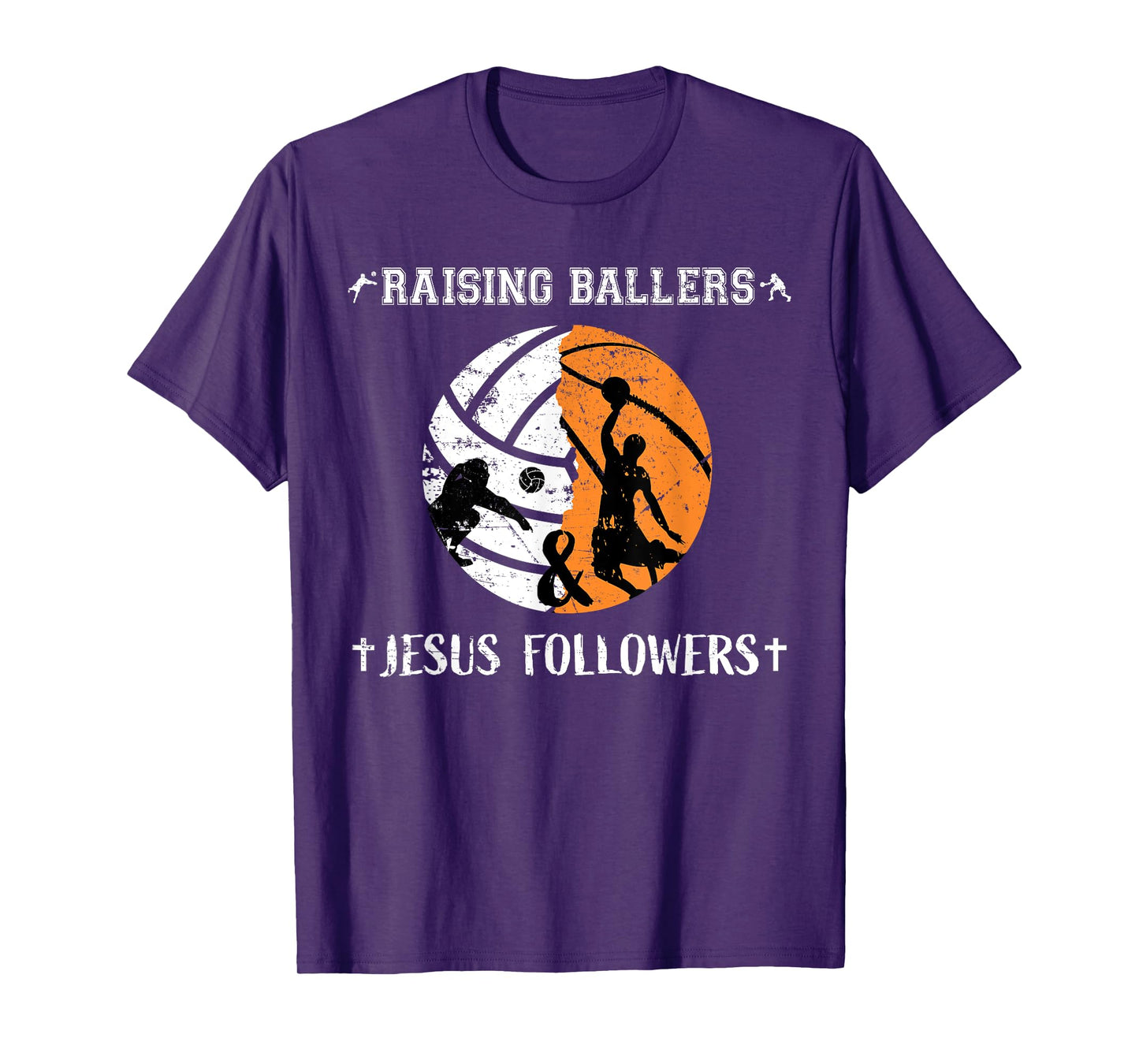 Jesus Basketball Dad Shirts Men Women Gifts Volleyball Mom T-Shirt