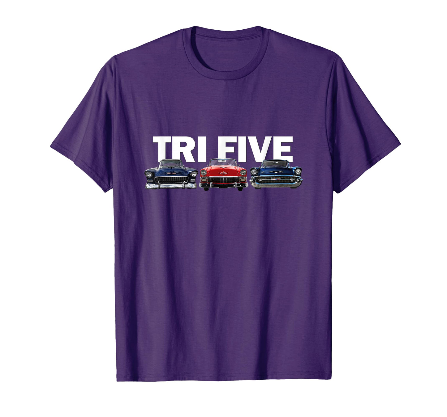 VINTAGE TRI FIVE BEL AIRS, AMERICAN CLASSIC 1955 1956 1957 T-Shirt