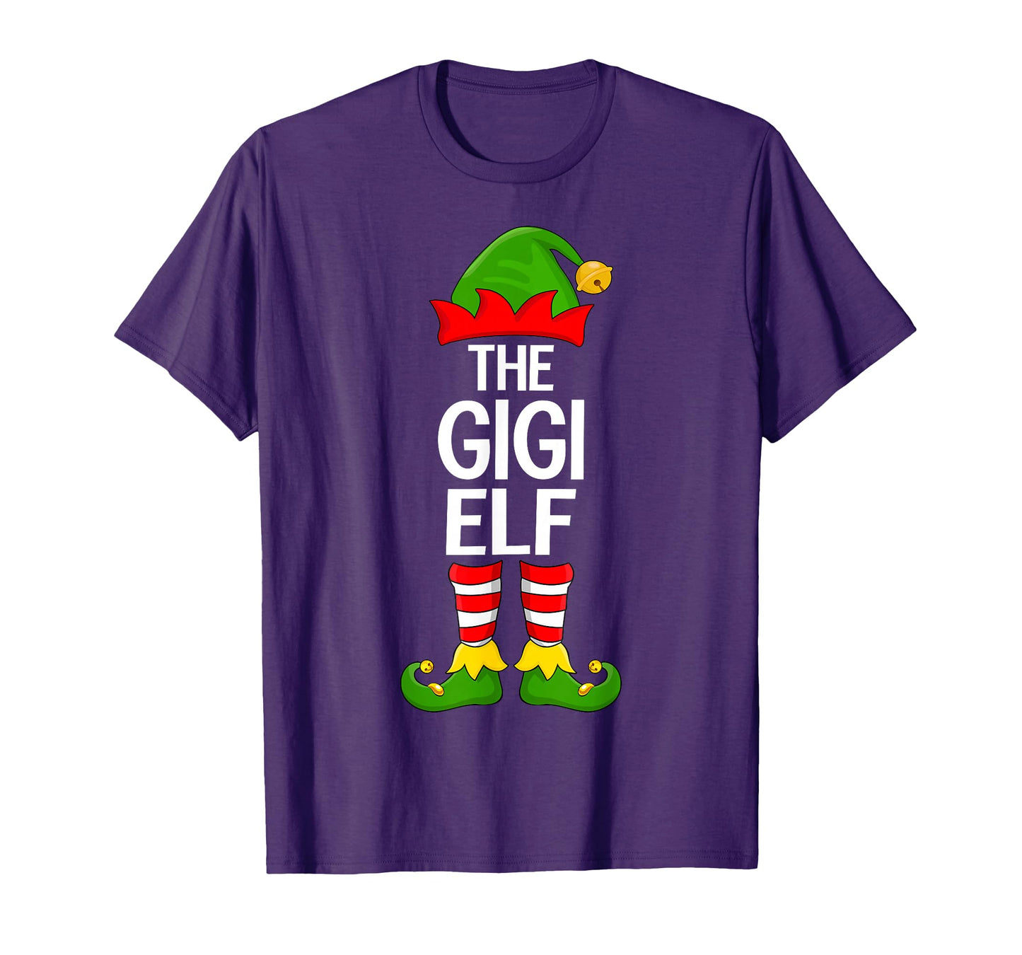 Gigi Elf Matching Family Elf Squad Women Grandma Christmas T-Shirt