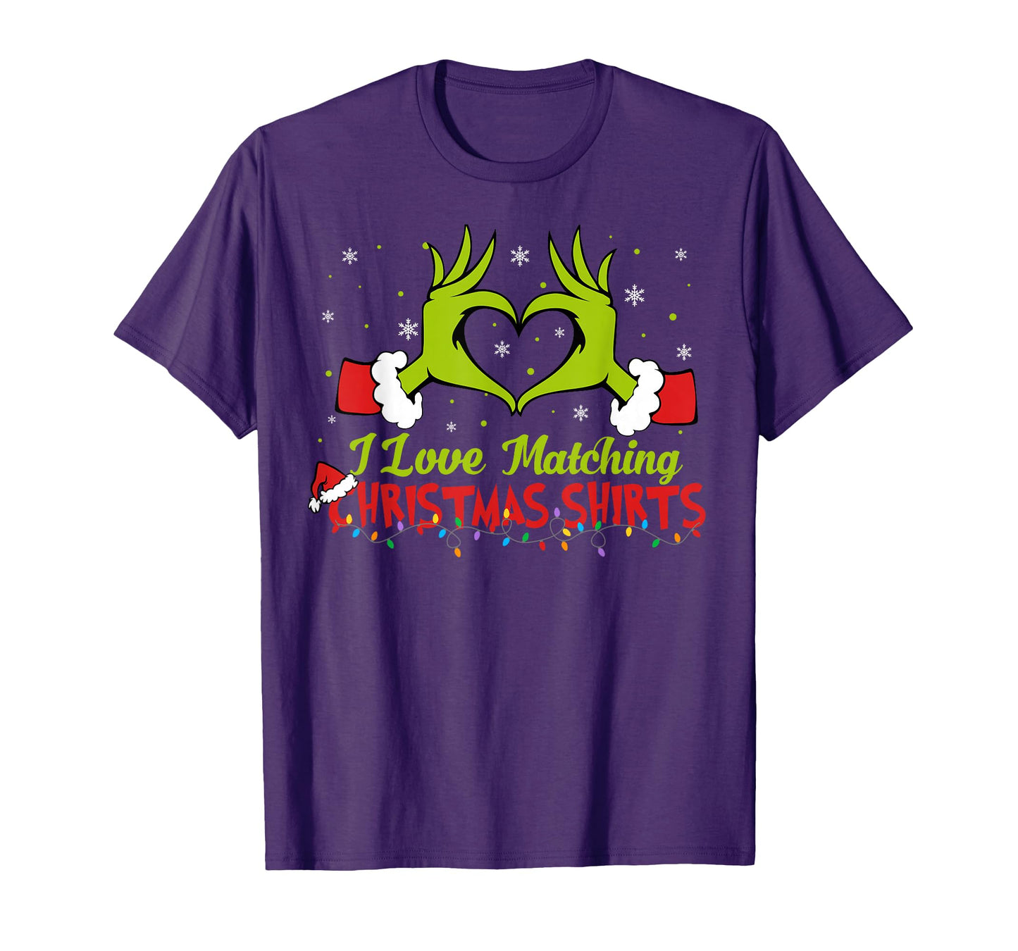 I Love Matching Christmas Shirts But I Don't Xmas Couples T-Shirt