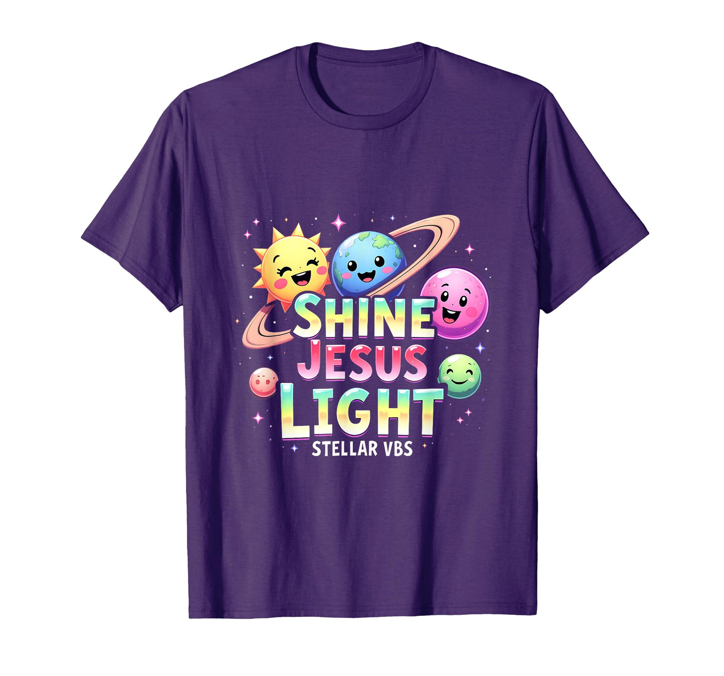 Stellar Space VBS 2025 Jesus Vacation School Camp Christian T-Shirt