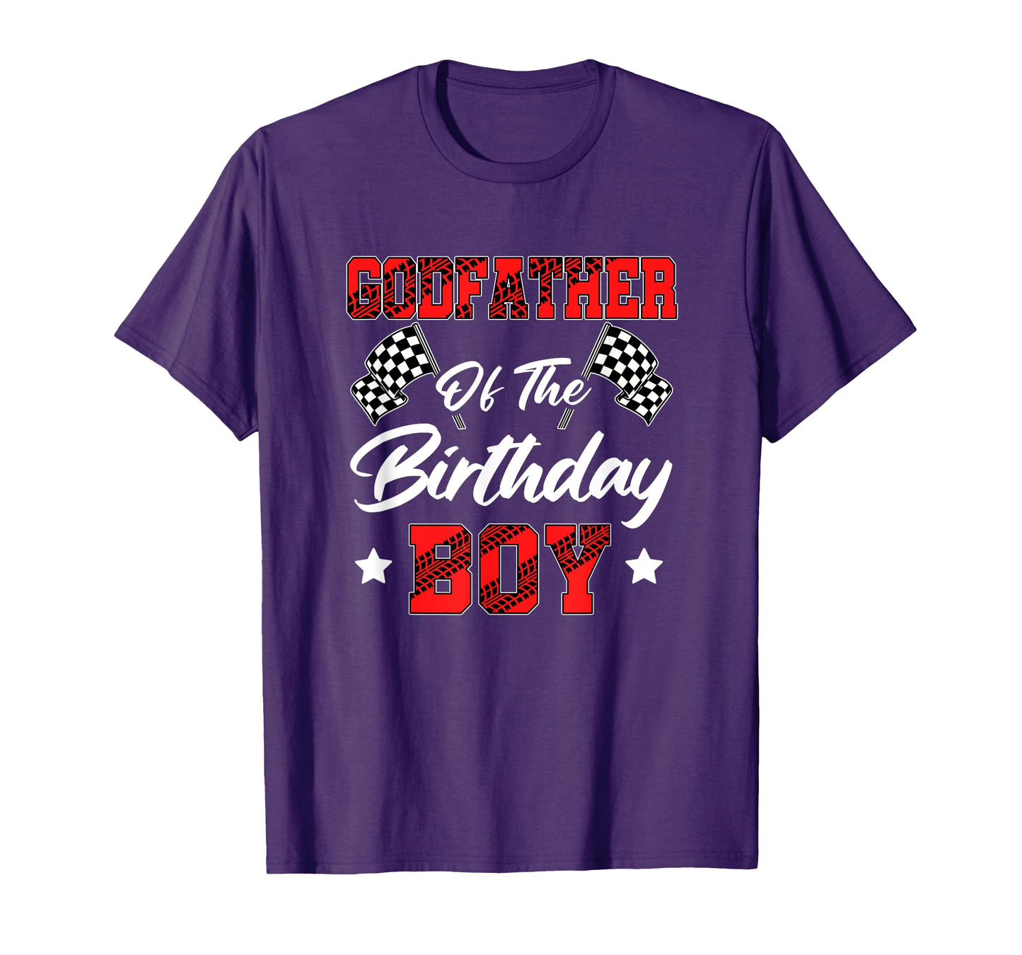 Race Car Godfather Of The Birthday Boy Racing Family Pit T-Shirt