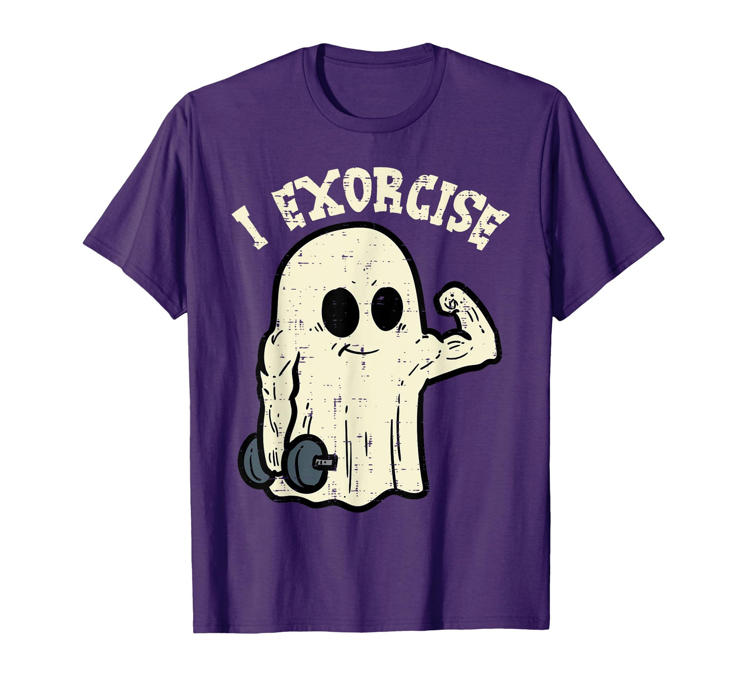Halloween Gym Ghost I Exorcise Fun Workout Costume Men Women T-Shirt