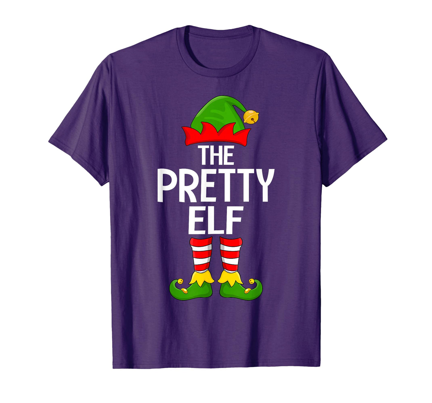 Pretty Elf Xmas Matching Family Elf Squad Christmas T-Shirt