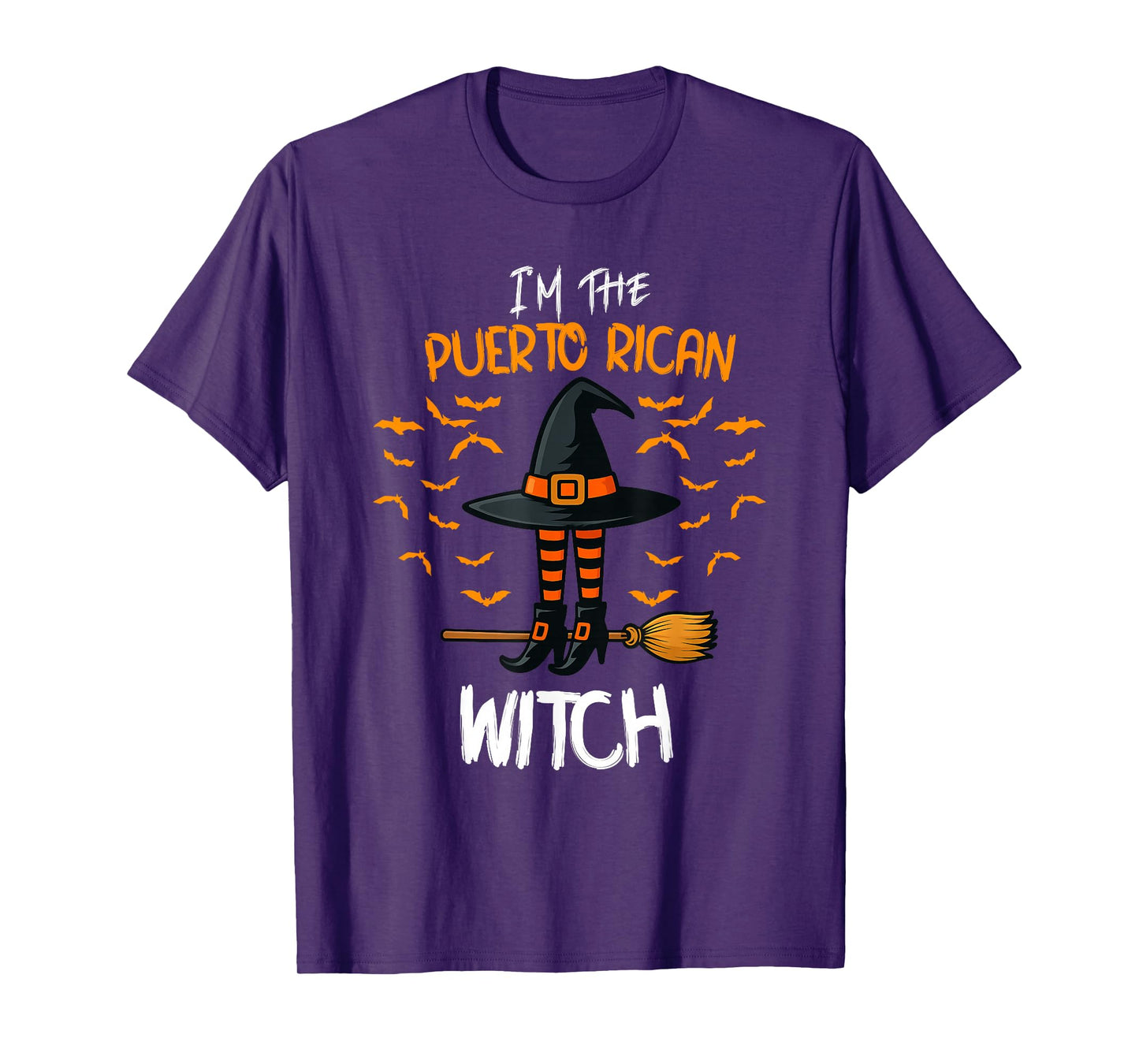 Boricua Graphic I'm The Puerto Rican Witch Halloween T-Shirt