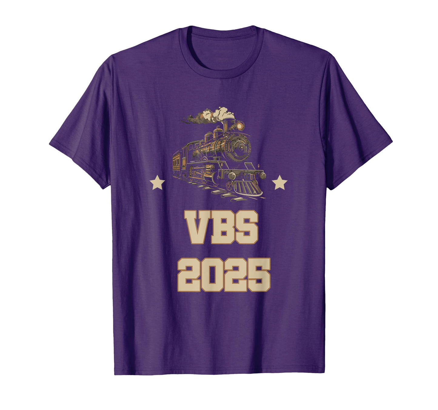 Trains at VBS 2025 Vacation Bible School Railroad VBS Team T-Shirt