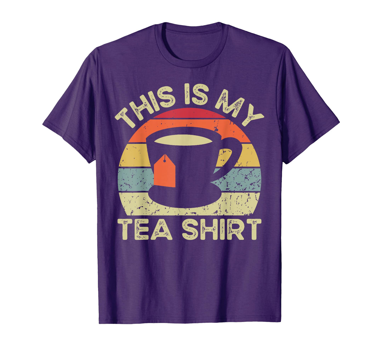 This Is My Tea Shirt Funny Tea Drinker Retro Vintage T-Shirt