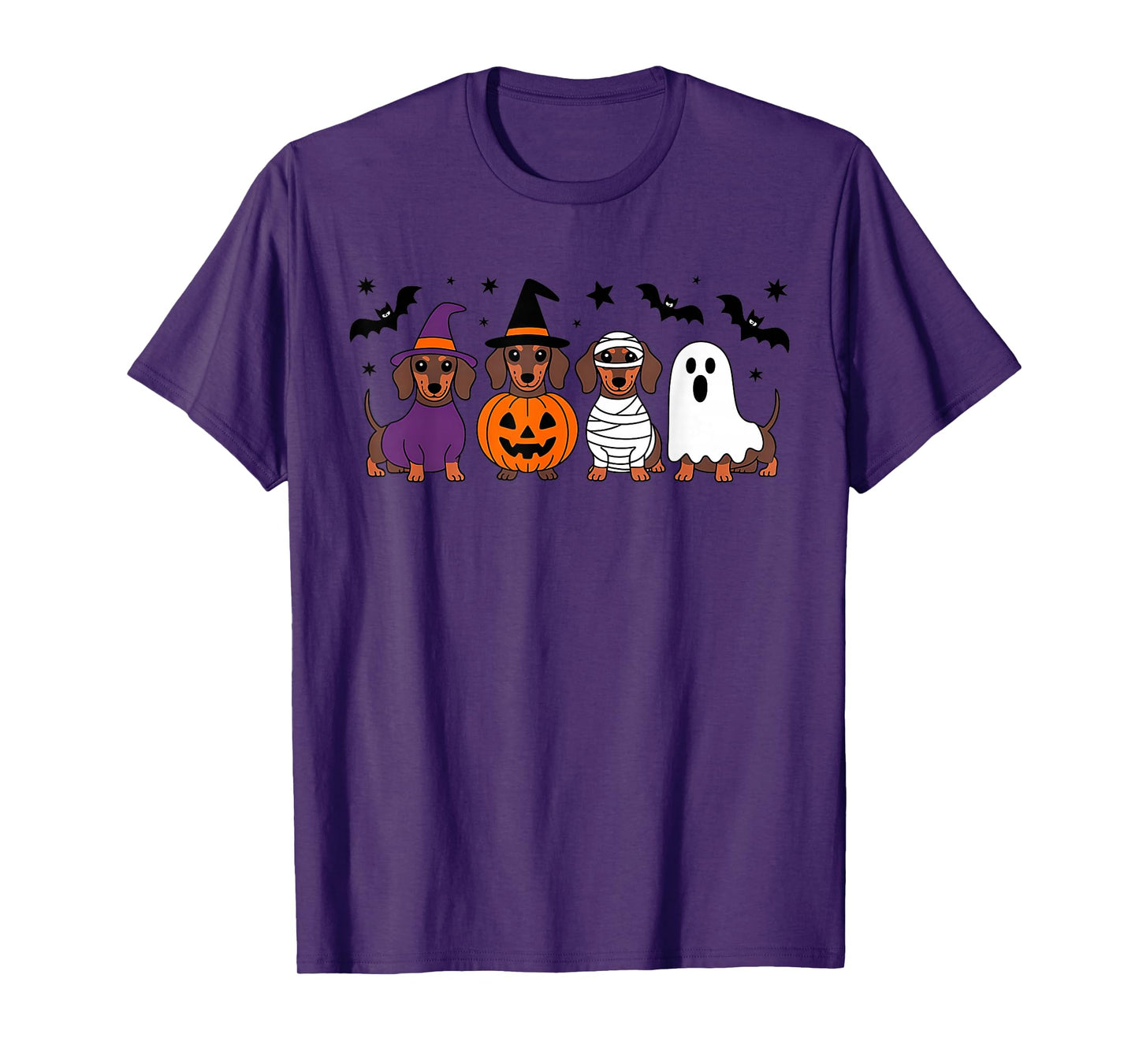 Halloween Dachshund Dogs Funny Costume Spooky T-Shirt