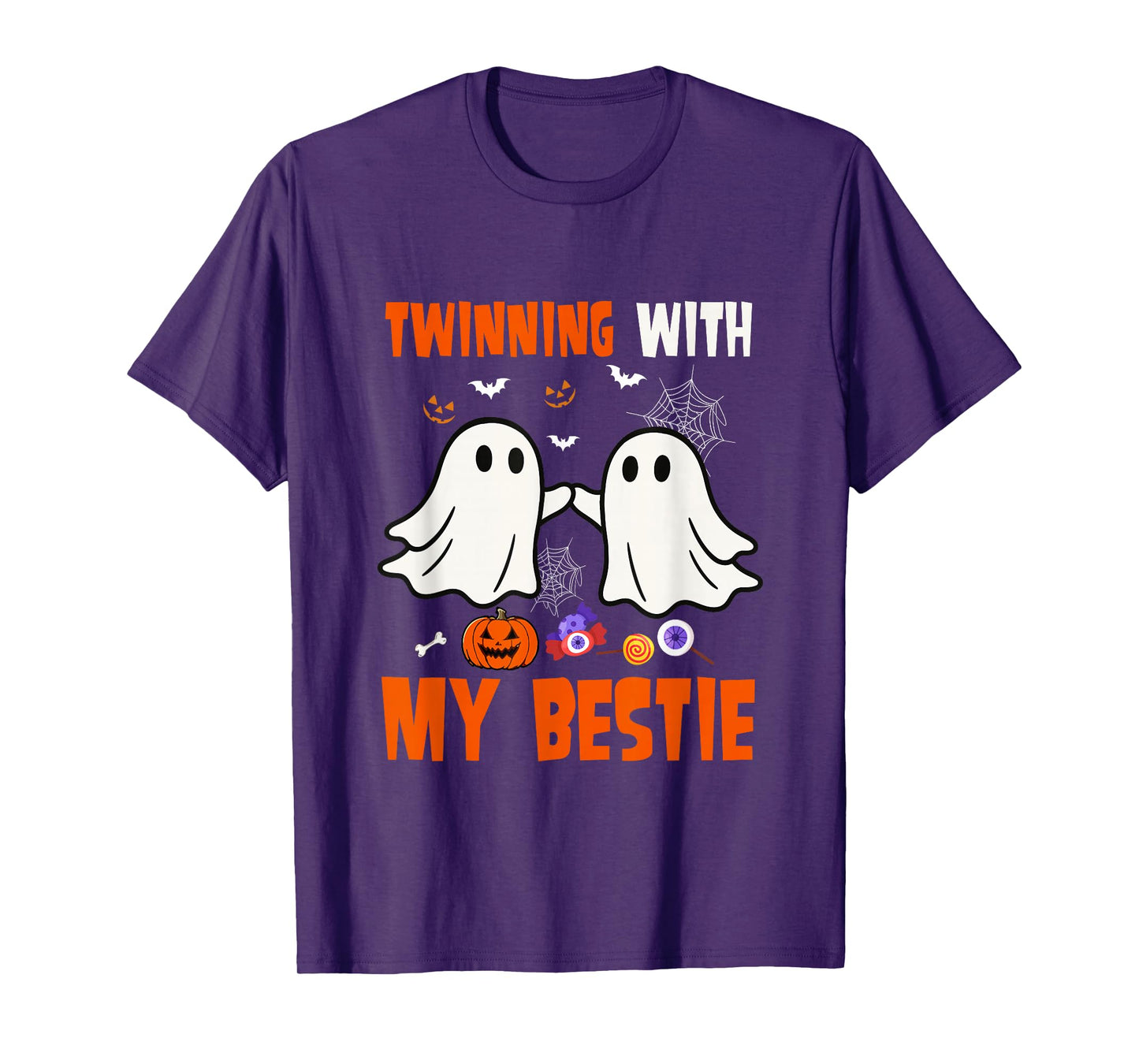 Twinning with Bestie Halloween Cute Boos Costume Friends T-Shirt