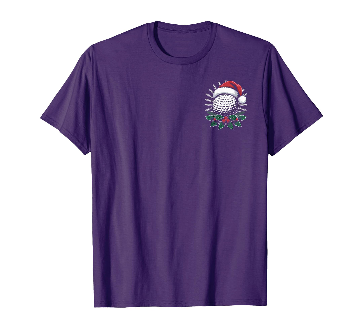 Funny Santa Golf Christmas Holiday Look for Men Women T-Shirt