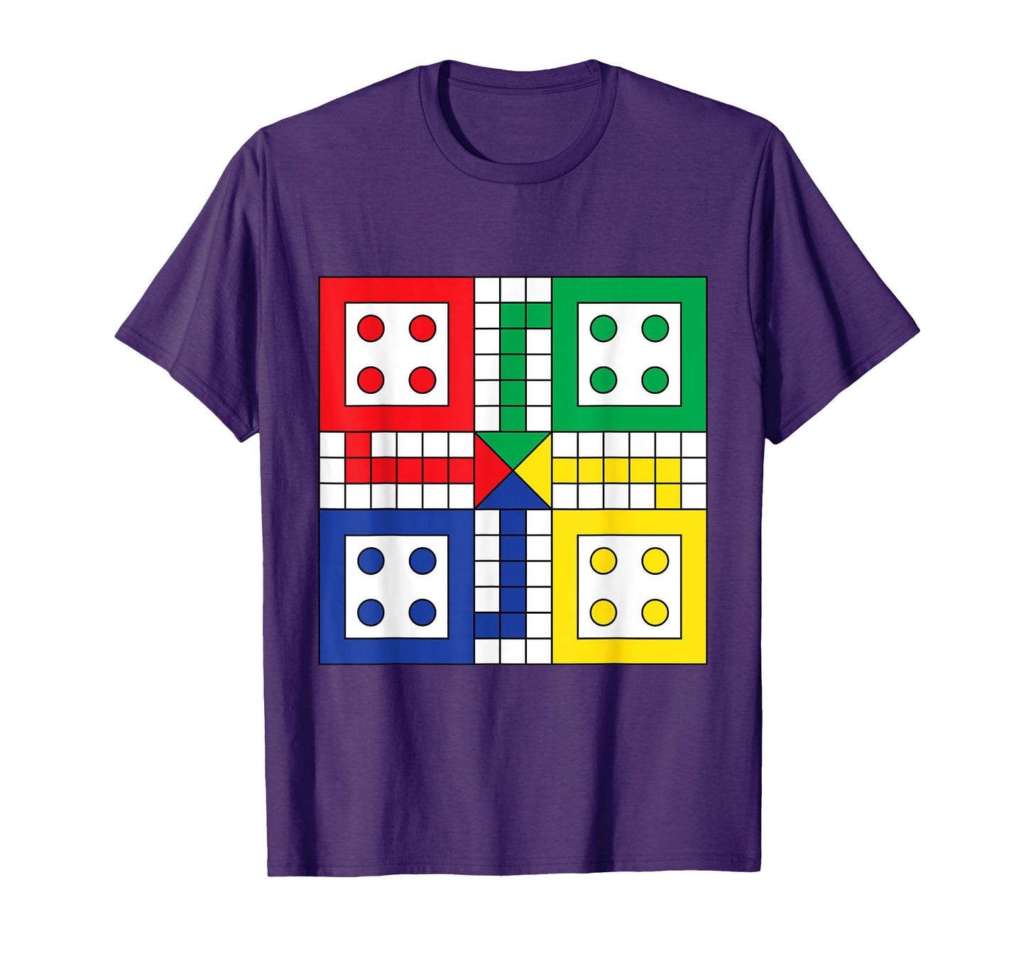 Board Games Play Ludo On Your Shirts Illustration Graphic T-Shirt