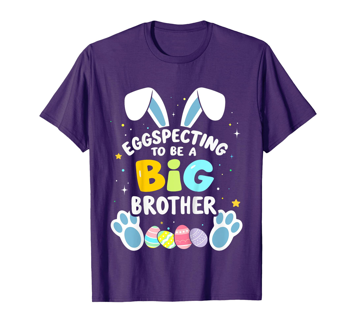 Kids Eggspecting to be a big brother easter baby announcement T-Shirt