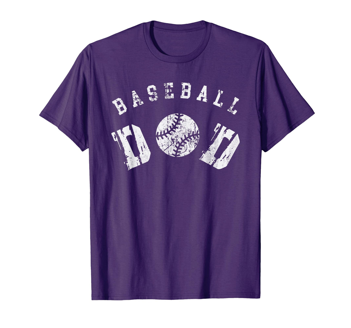 Retro Baseball Dad Happy Fathers Day for Men Sports Lovers T-Shirt