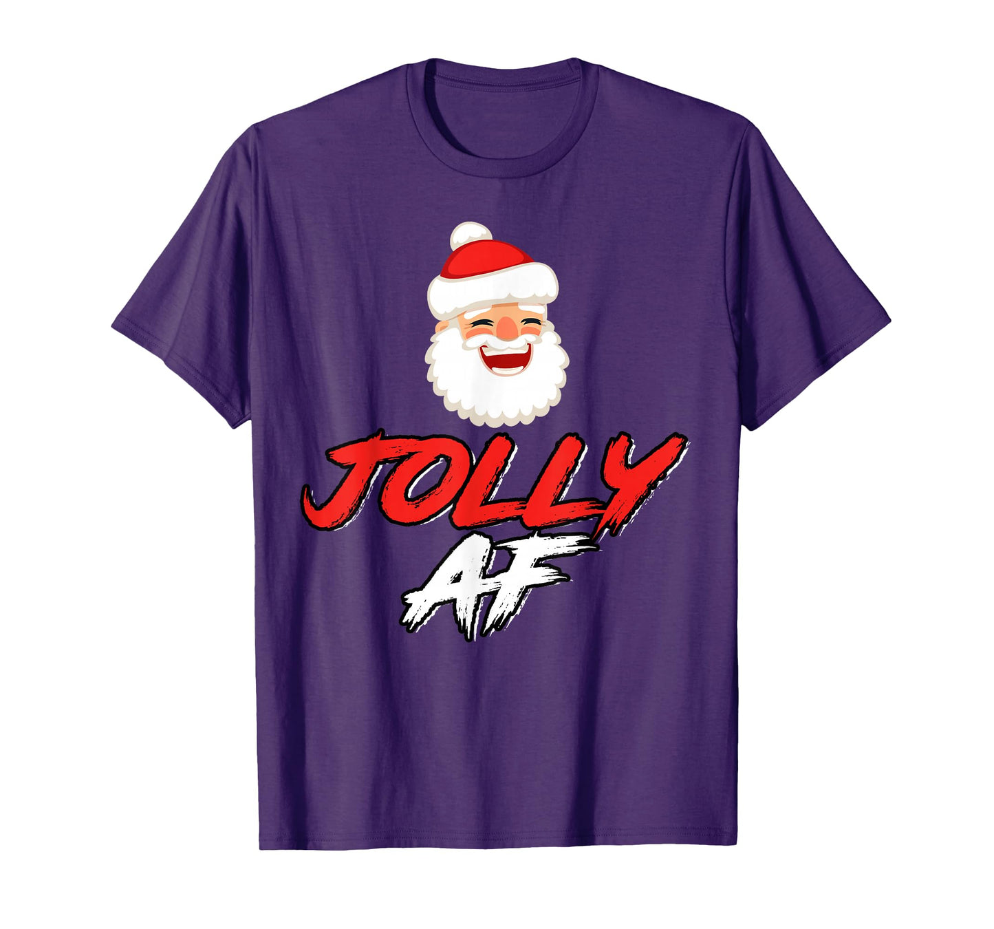 Jolly Very Funny Santa Holiday Humor Christmas T-Shirt