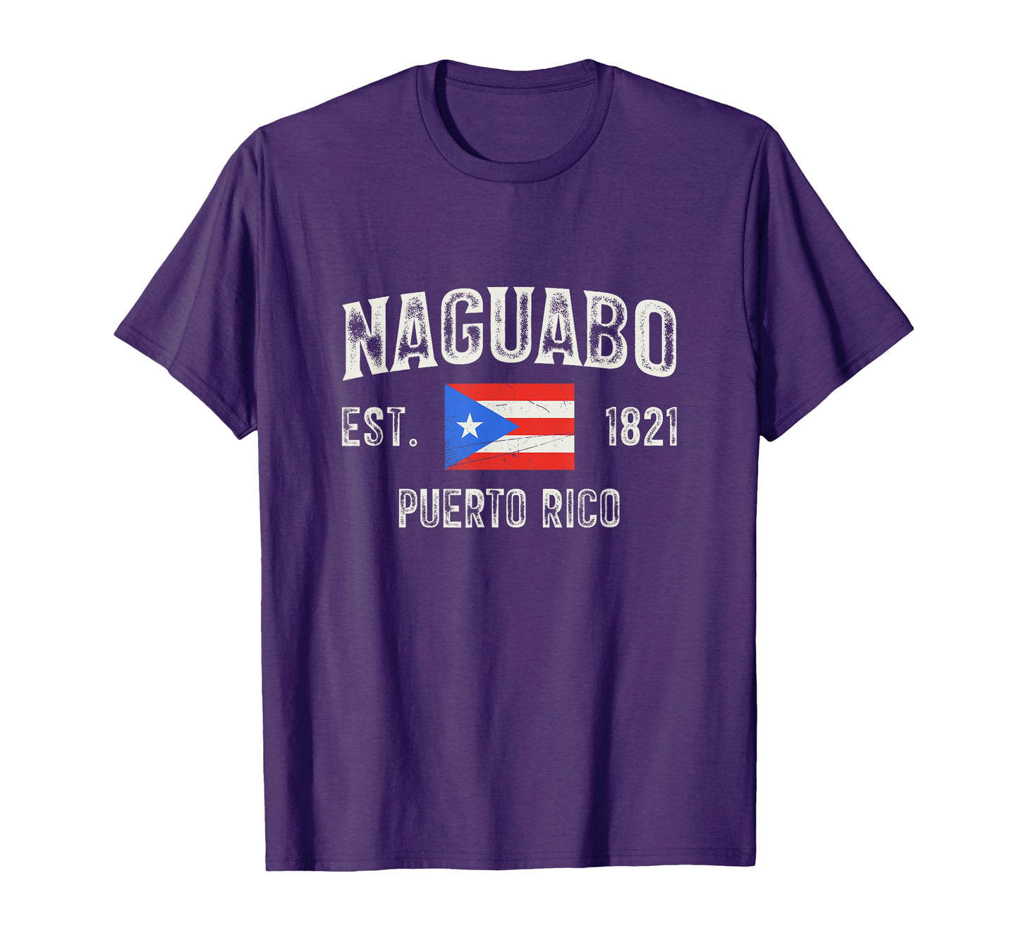 Naguabo Puerto Rico 1821, Puerto Rico Flag T-Shirt