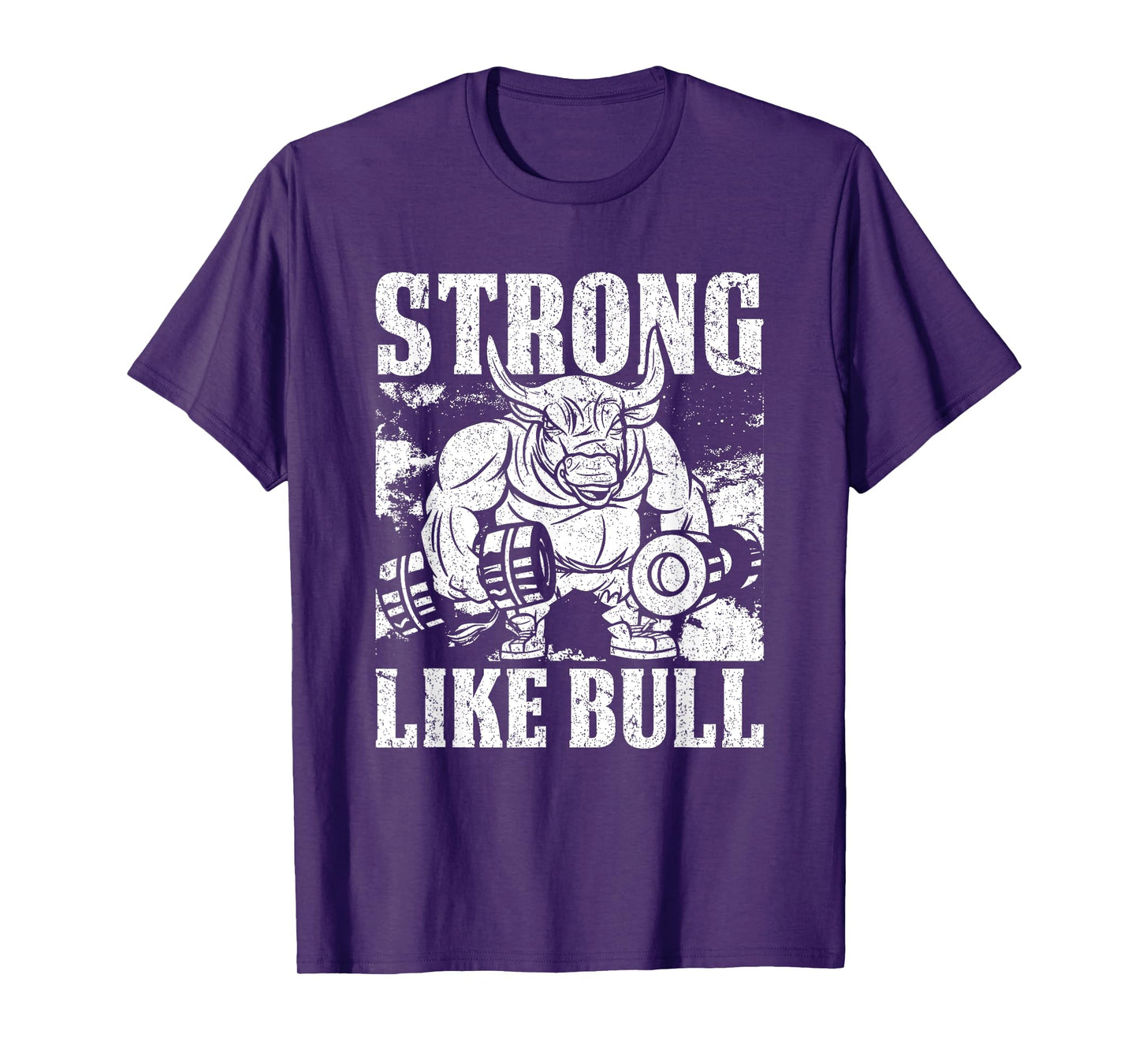 Strong Like A Bull Powerlifting Bodybuilding T-Shirt