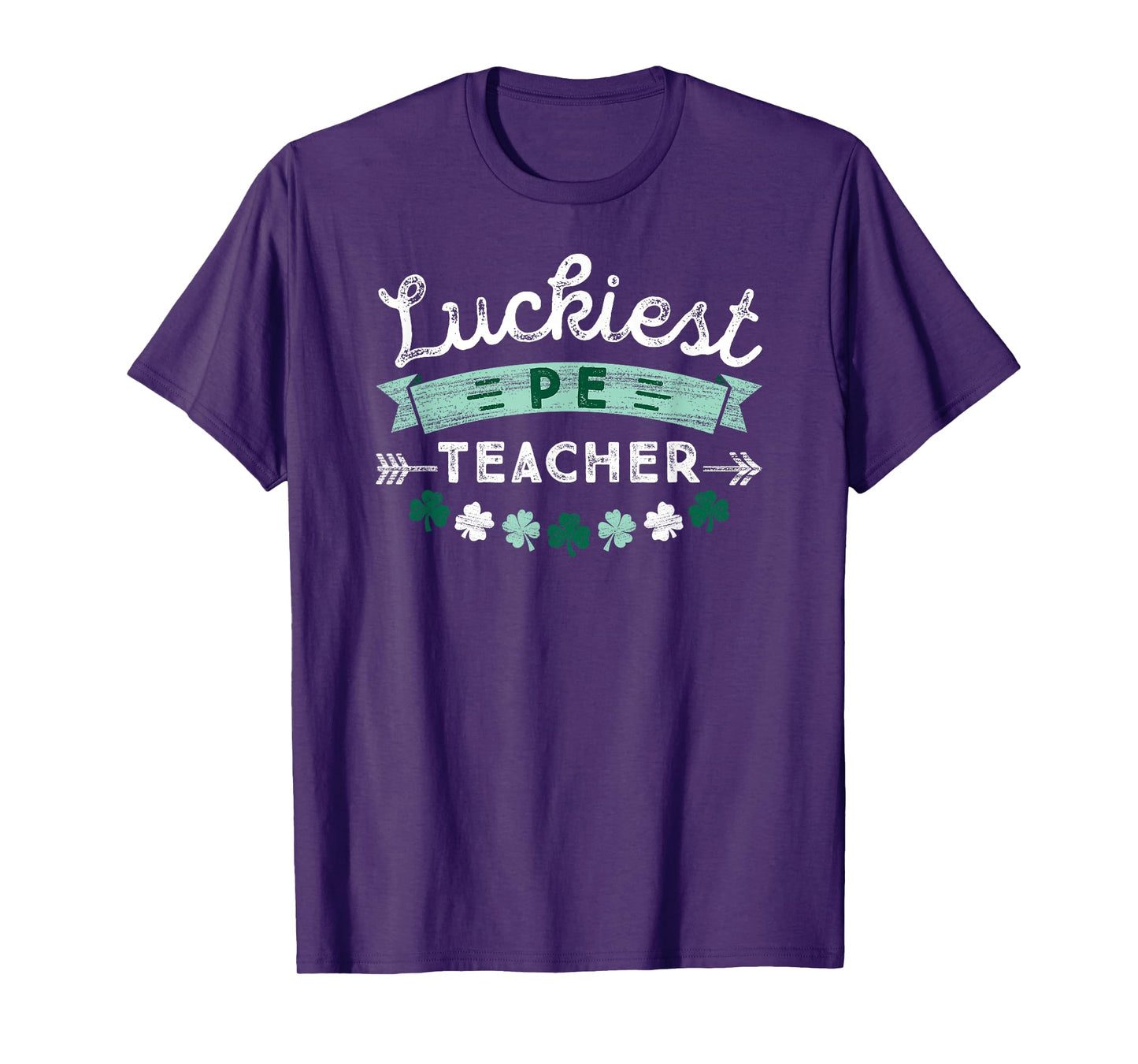 St Patricks Day PE Teacher Shirt Luckiest Physical Education T-Shirt for Men Women Kids