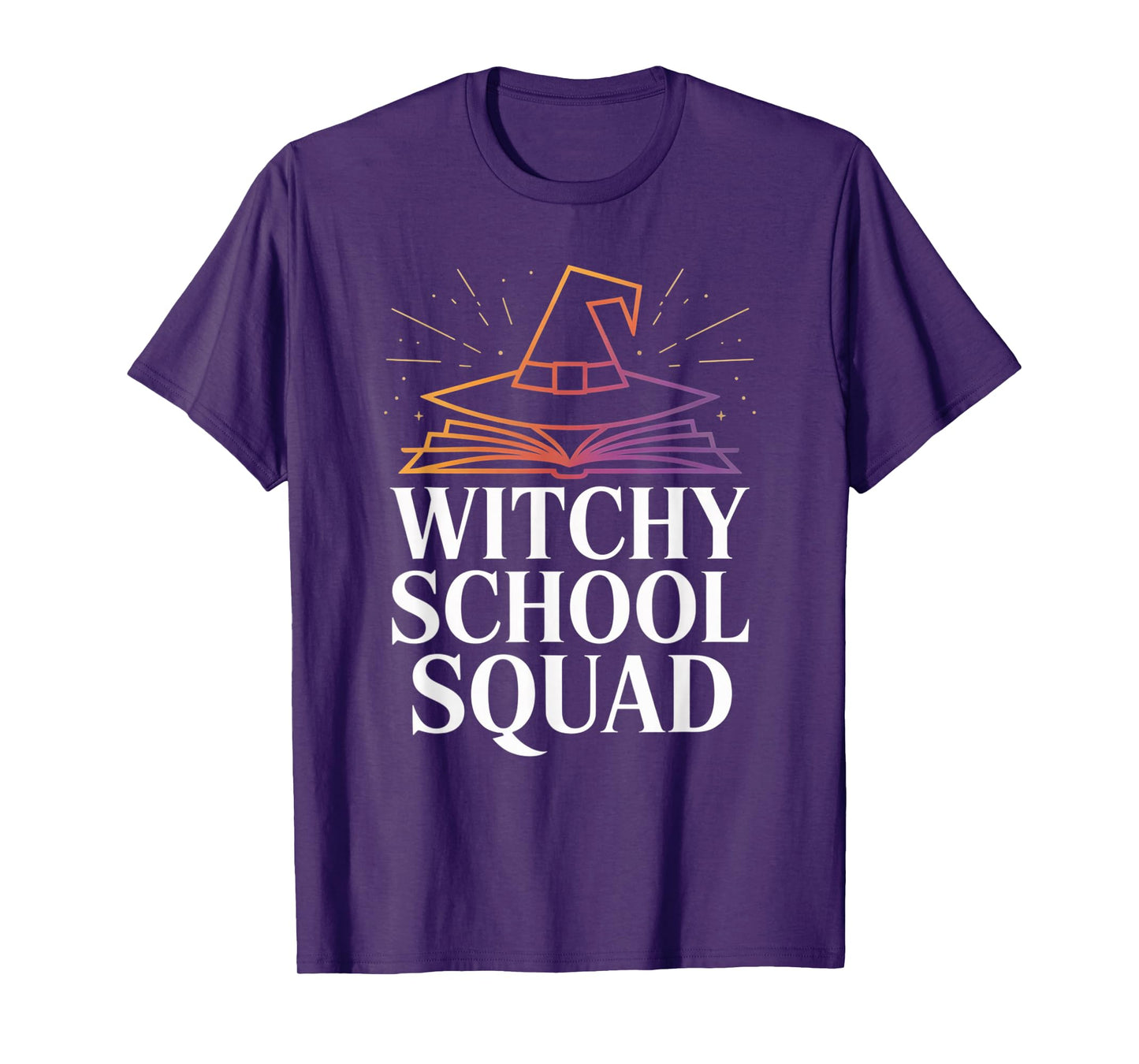 Witchy School Squad Halloween Teacher Student Classroom Tee T-Shirt