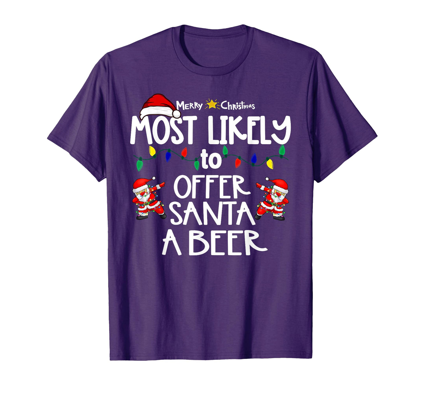 Most Likely to Christmas Shirt Matching Family Pajamas Funny T-Shirt