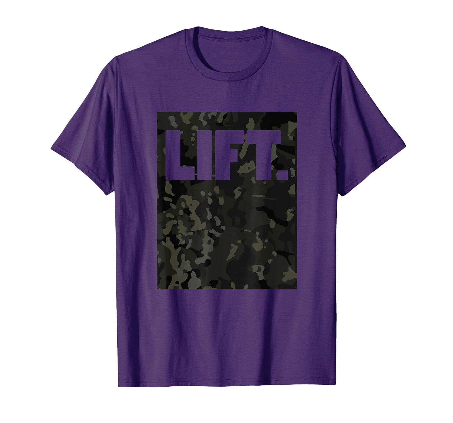 Camo black Multi Gym T-Shirt for Weightlifters & bodybuilder