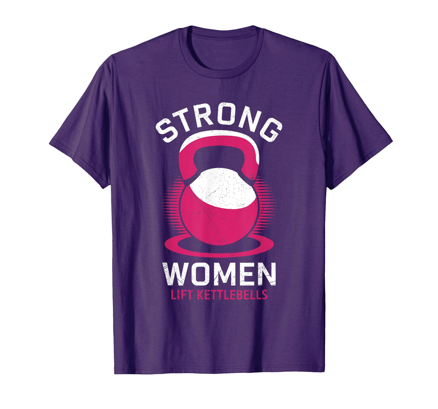 Strong women lift kettlebells Pun Gym Kettlebells T-Shirt