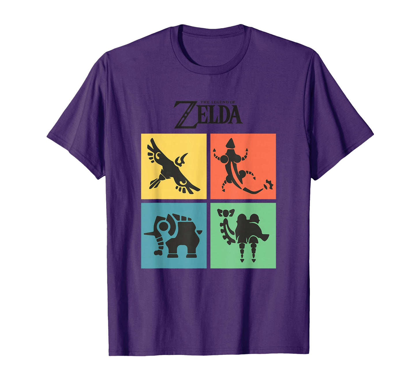The Legend of Zelda Four Divine Beasts Color Box Up T-Shirt