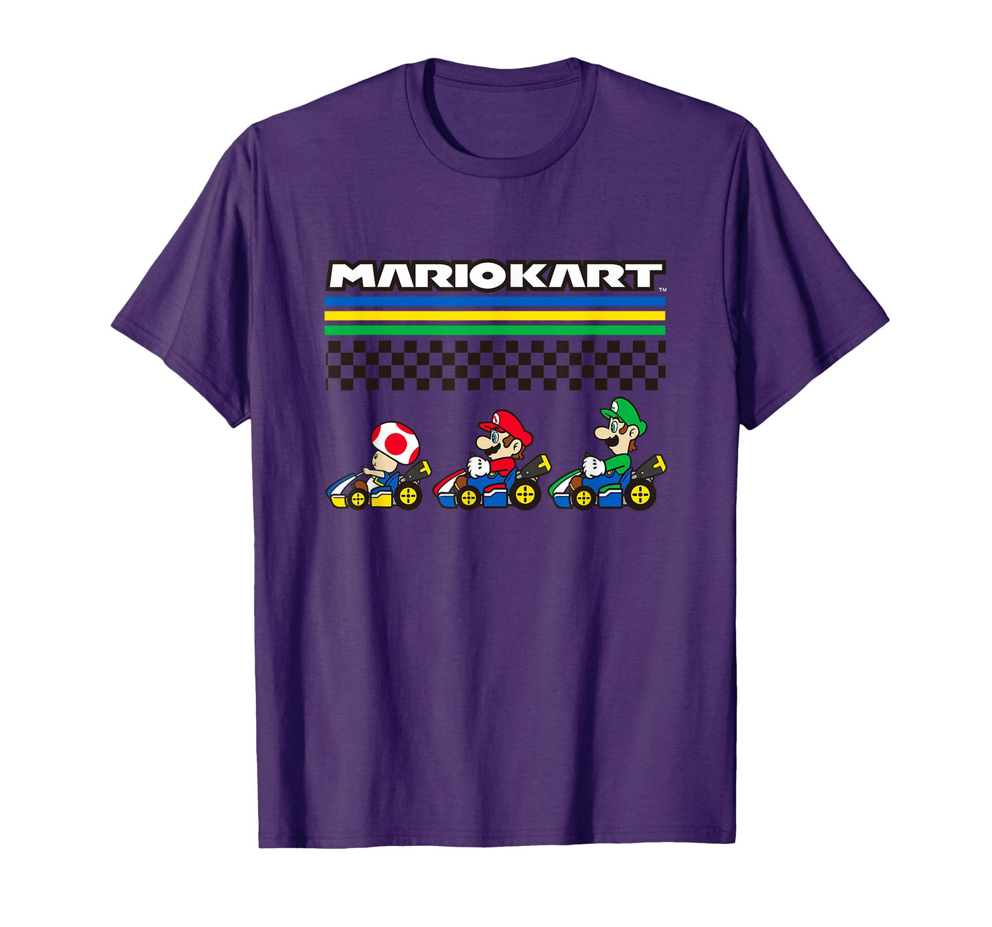 Mario Kart Rainbow Rally Character Line Up T-Shirt