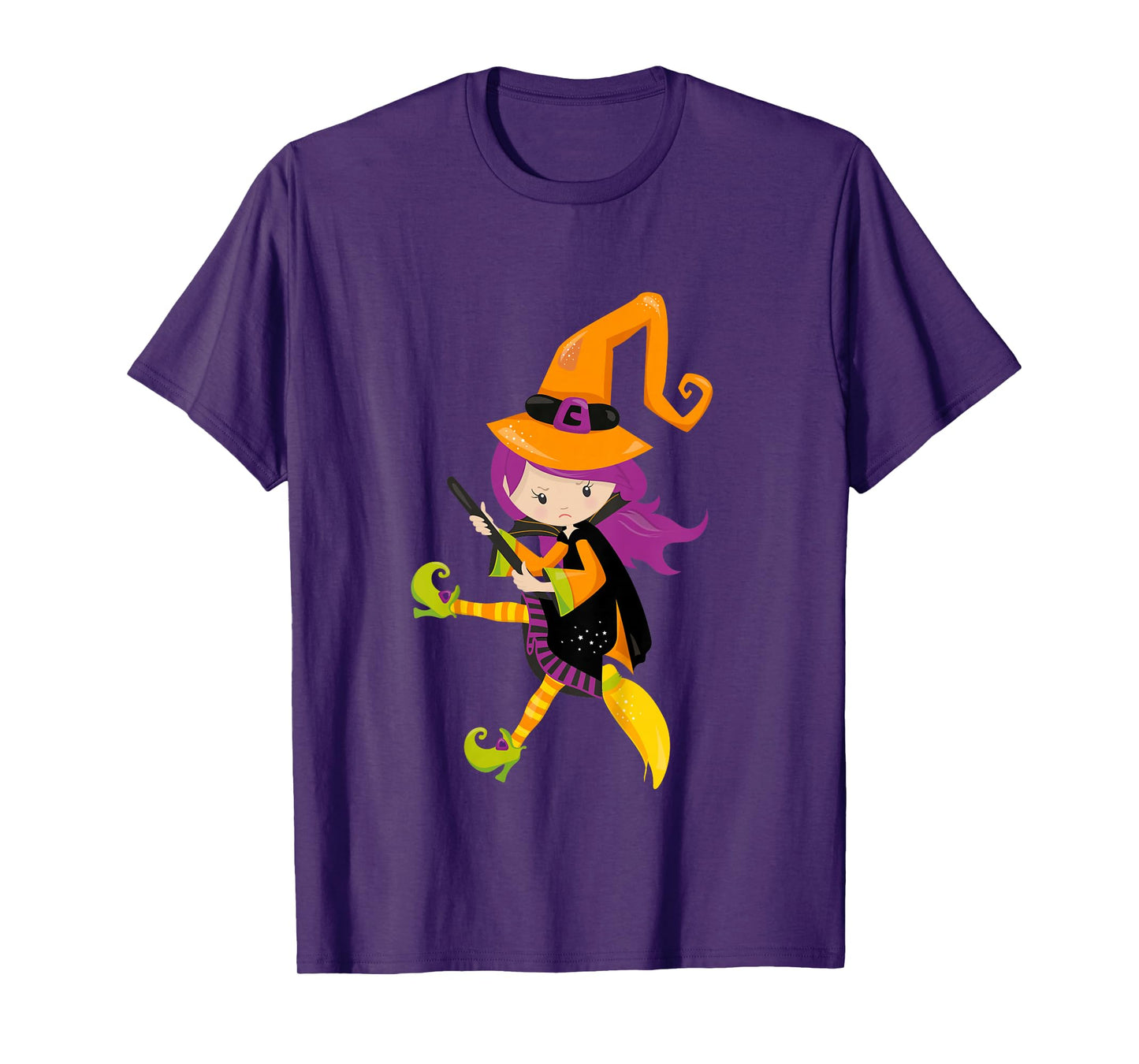 Girls Halloween Witch Shirt for Kids T-Shirt