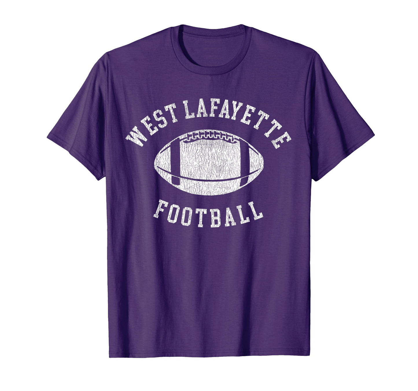 West Lafayette Football Distressed Vintage 80's Throwback T-Shirt