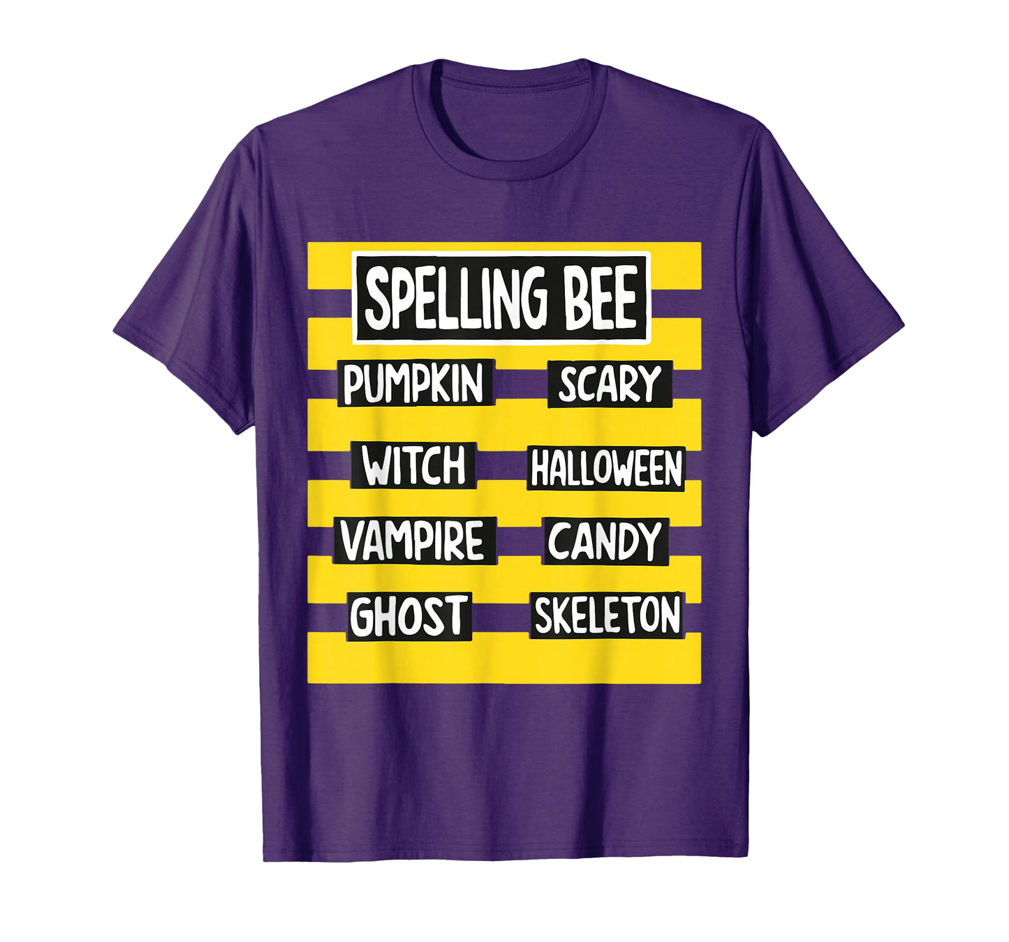 Funny Pun Halloween Costume for Teachers spelling bee T-Shirt