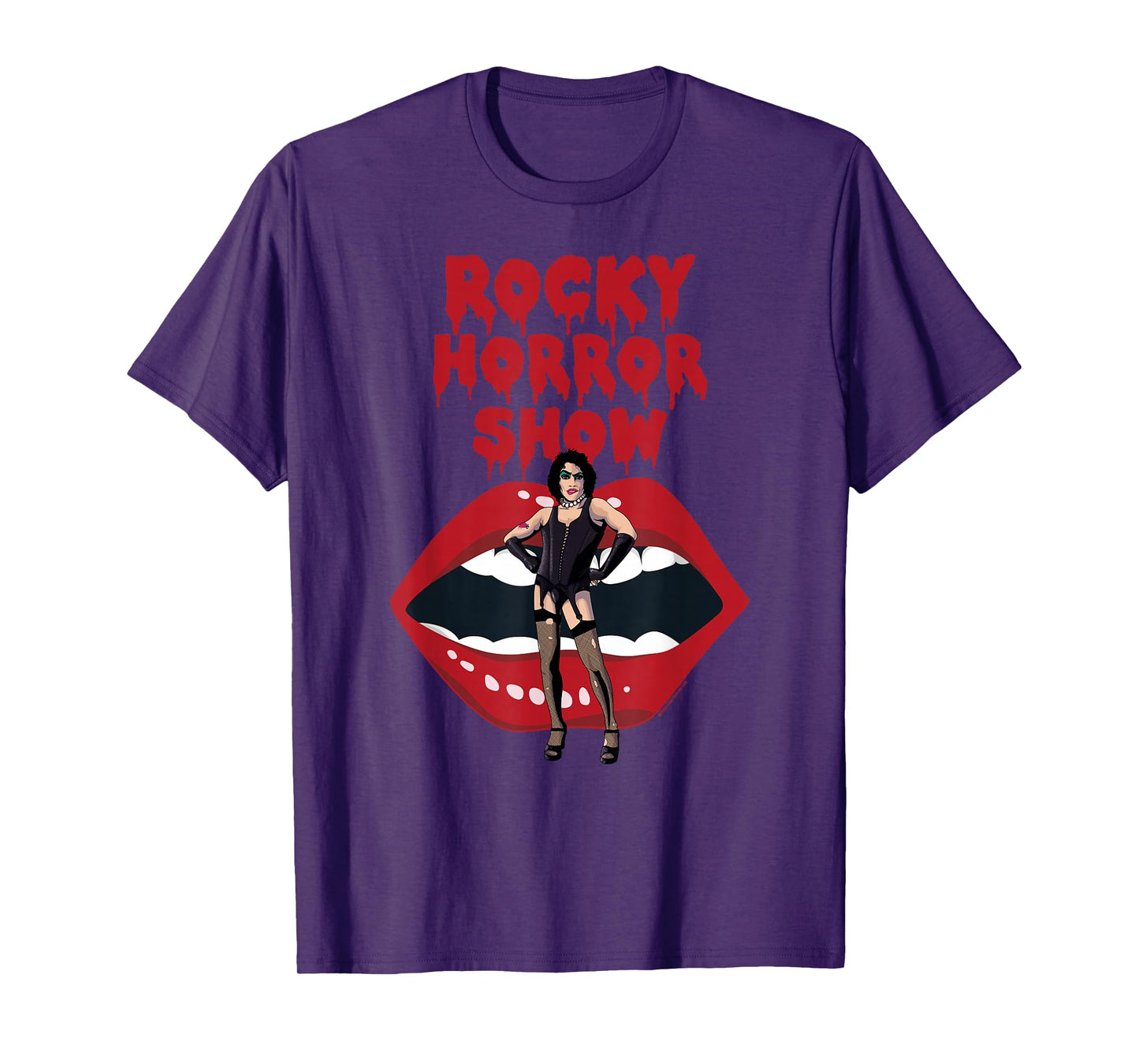 Rocky Horror Show Dr Frank N Furter With Lips T-Shirt