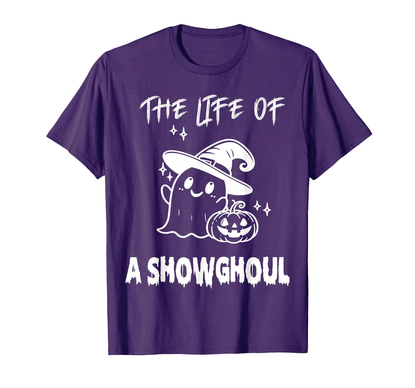 The Life of A Showghoul Halloween Retro Girl T-Shirt