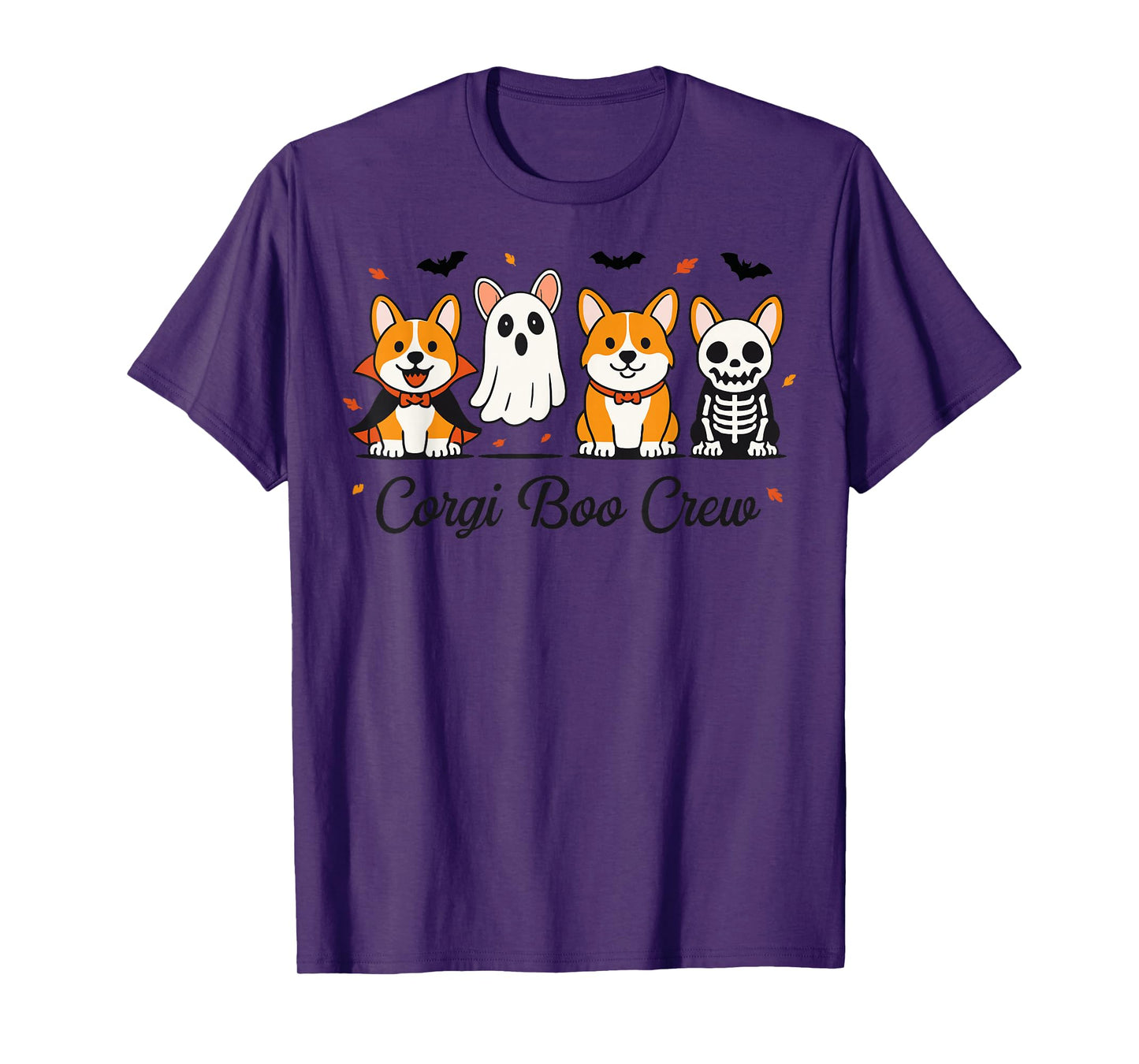 Corgi Dog Halloween Ghost Corgi Dogs Fall Autumn Pumpkin T-Shirt