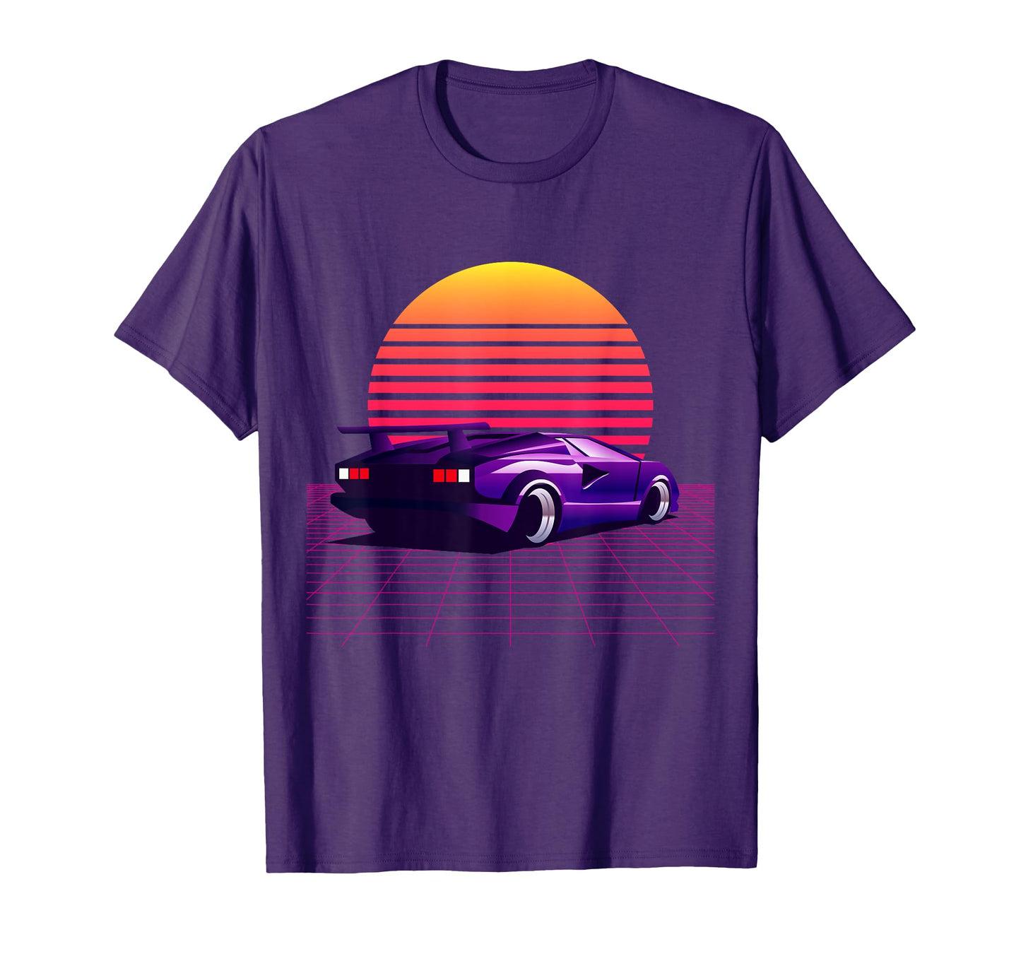Men's Women's Vintage Retro 80's 90's Cars Graphic Design T-Shirt