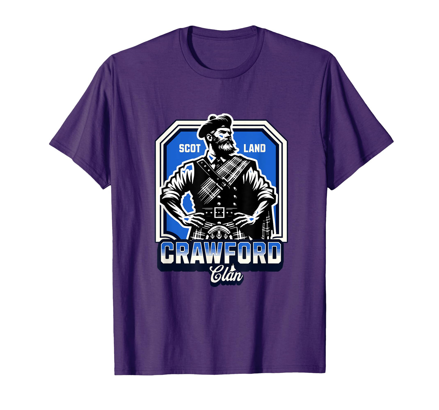 Crawford Clan Scottish Gaelic Name T-Shirt