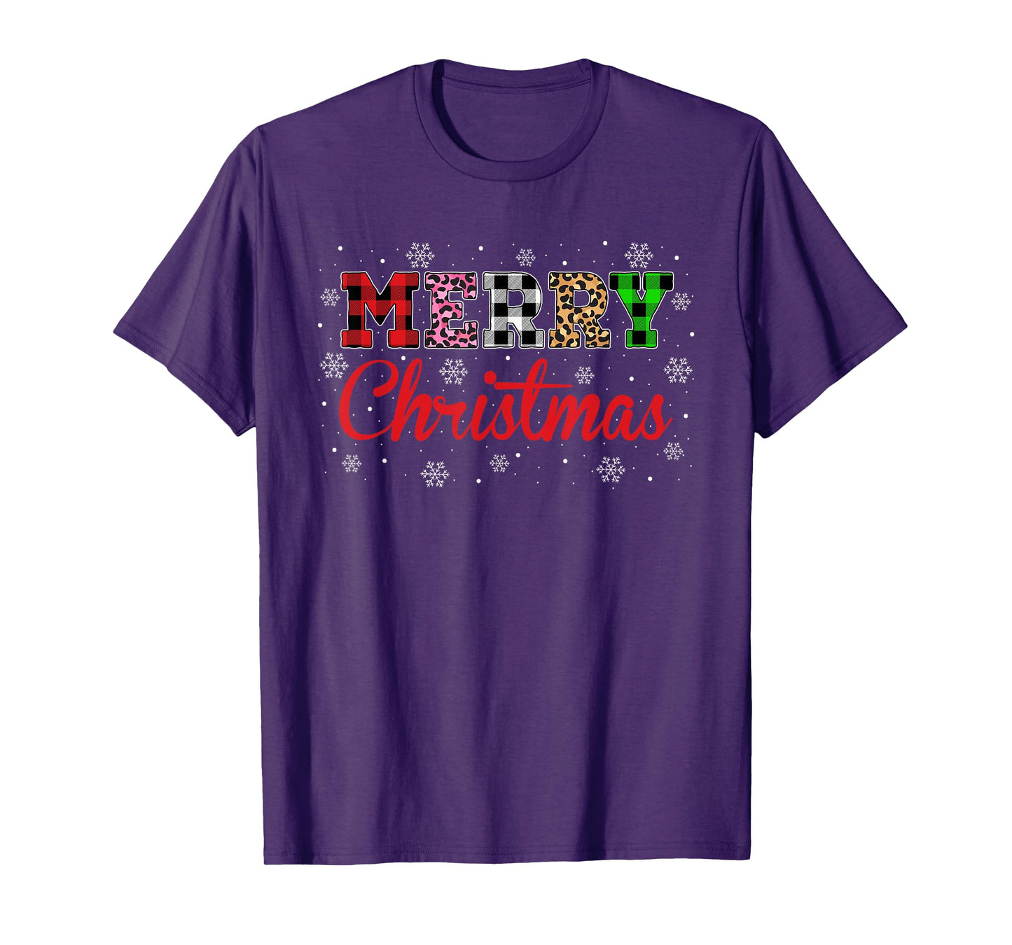 Merry Christmas Pajamas Matching Family Group Xmas T-Shirt
