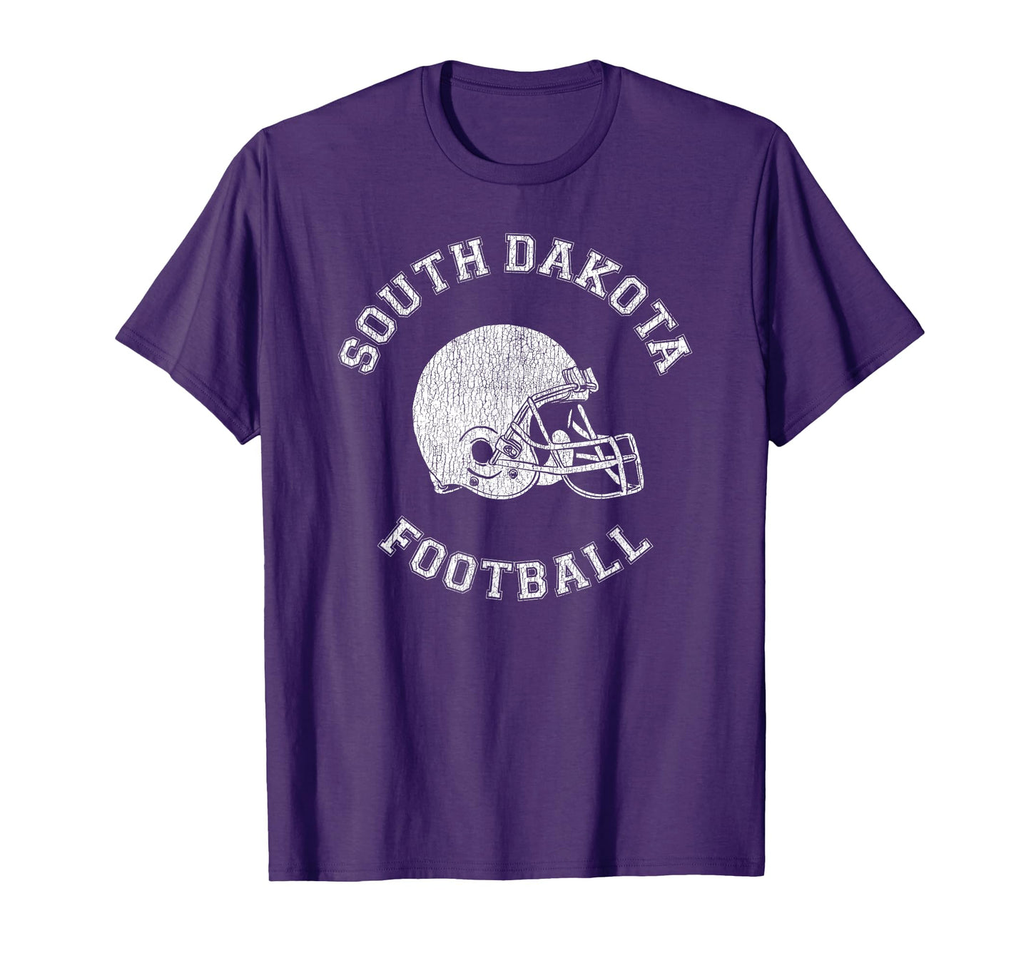 South Dakota Football Distressed 1980's Retro P.E.Dept Style T-Shirt