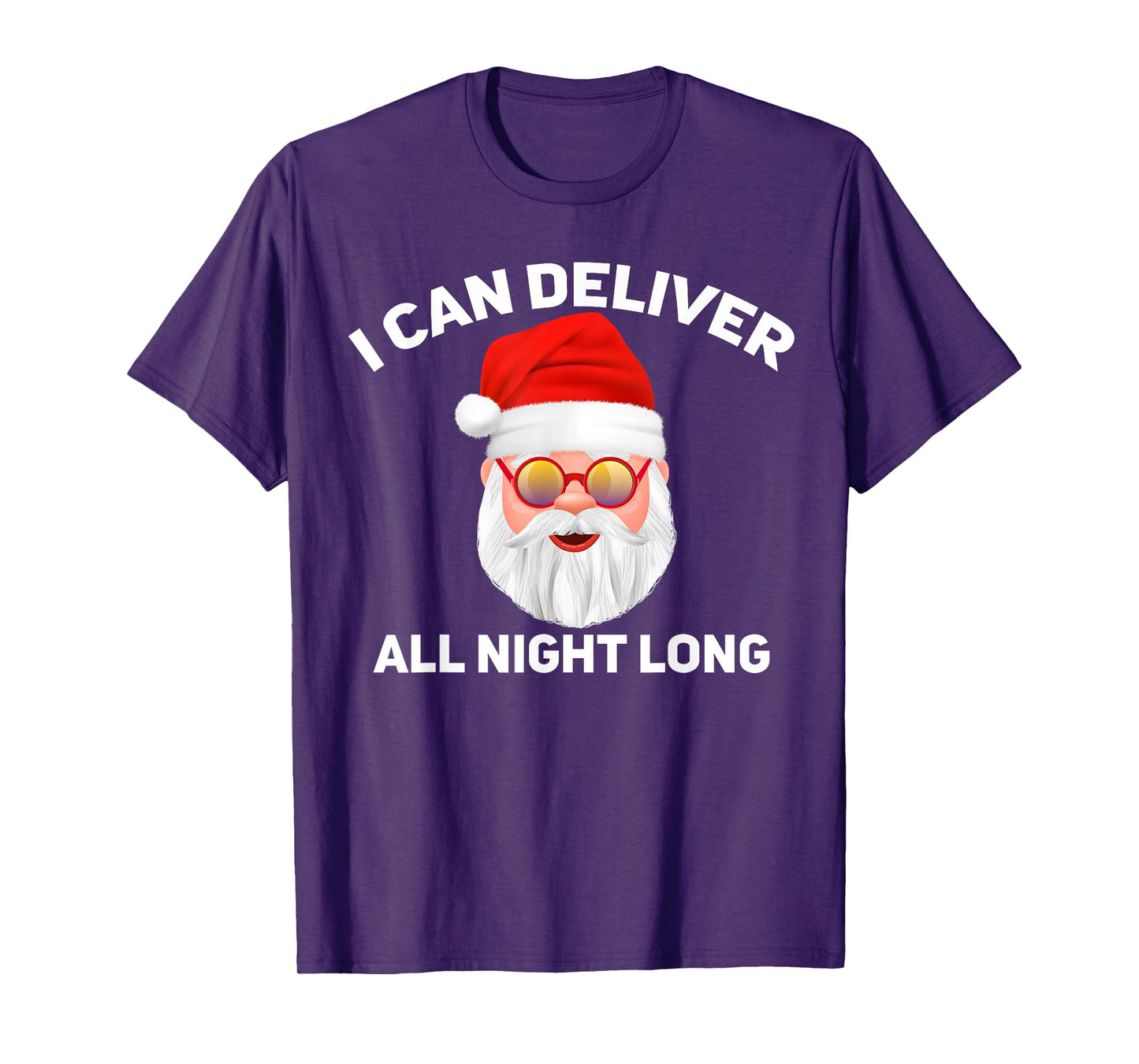 I Can Deliver All Night Long -Funny Santa, Father Christmas T-Shirt