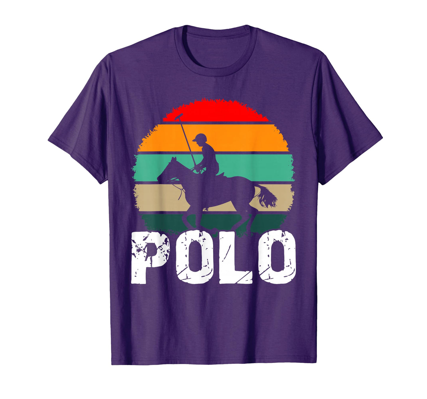 Western Horse Polo Practice Vintage Horseback Riding T-Shirt