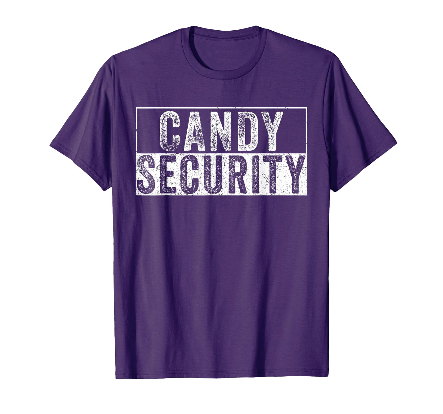 Halloween Funny Ghost Vintage Candy Security Adult Kids T-Shirt