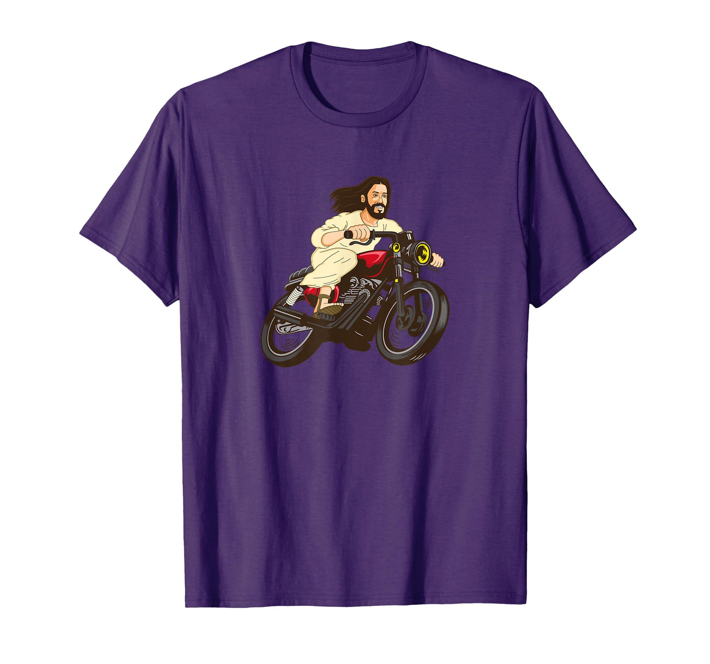 Christ on a Motorcycle Lord Jesus God Church Gift T-Shirt