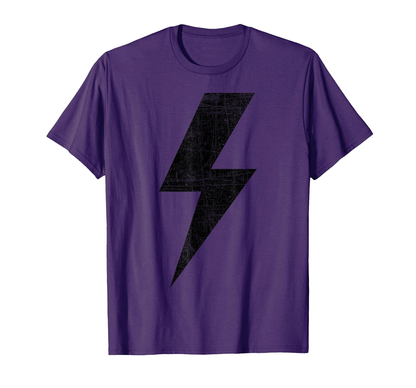 Bolt Lightning Black Design Team T-Shirt