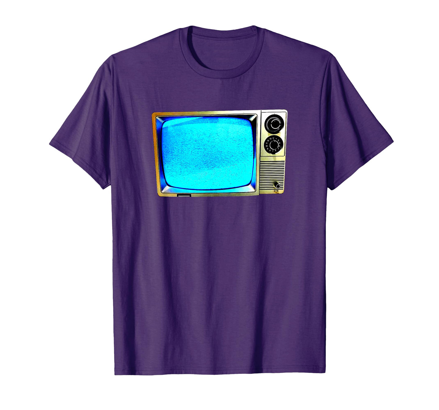 Vintage Television Tube TV Static Screen Old School Retro T-Shirt