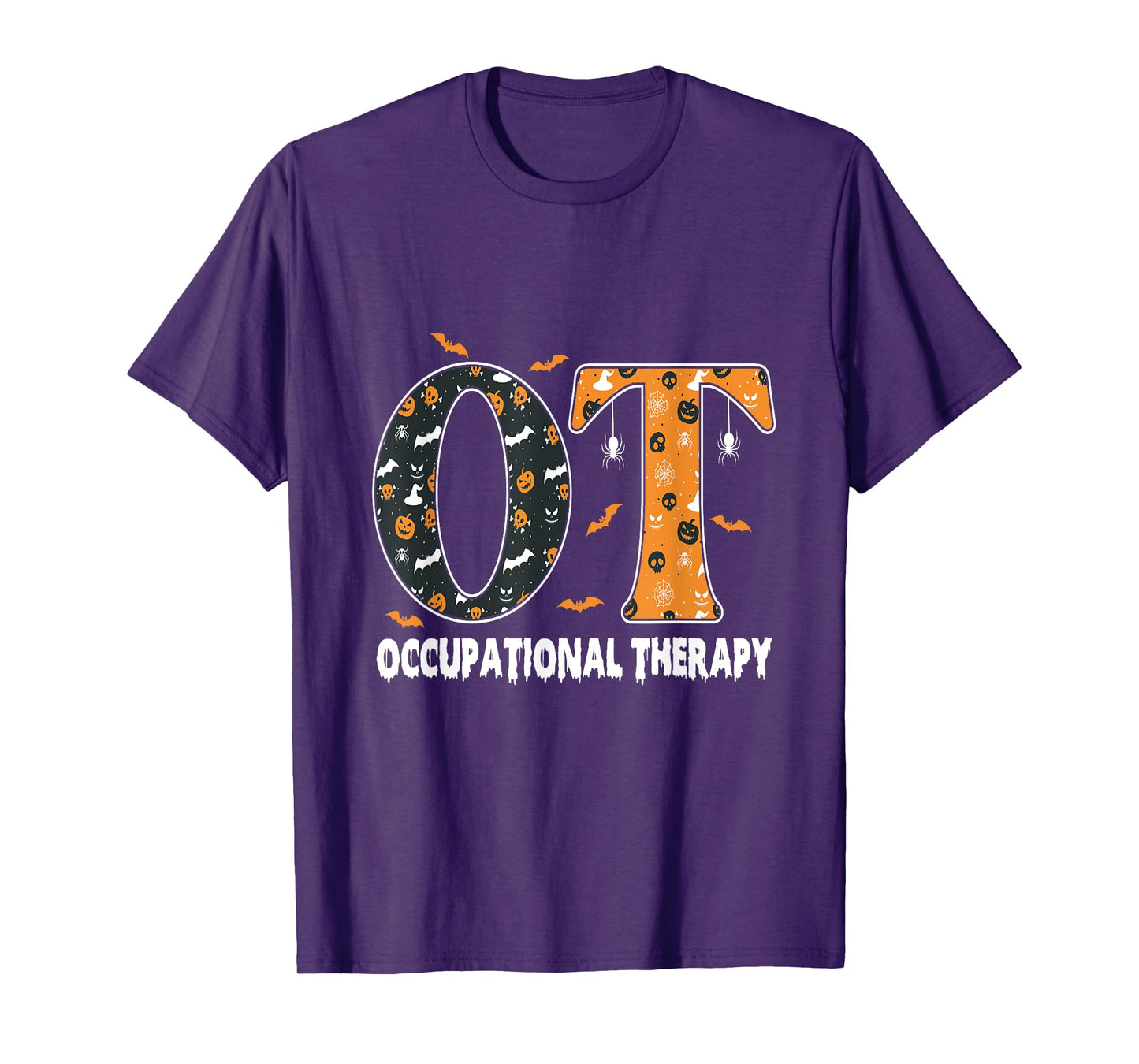 OT Occupational Therapy Therapist Halloween Spooky OTA T-Shirt