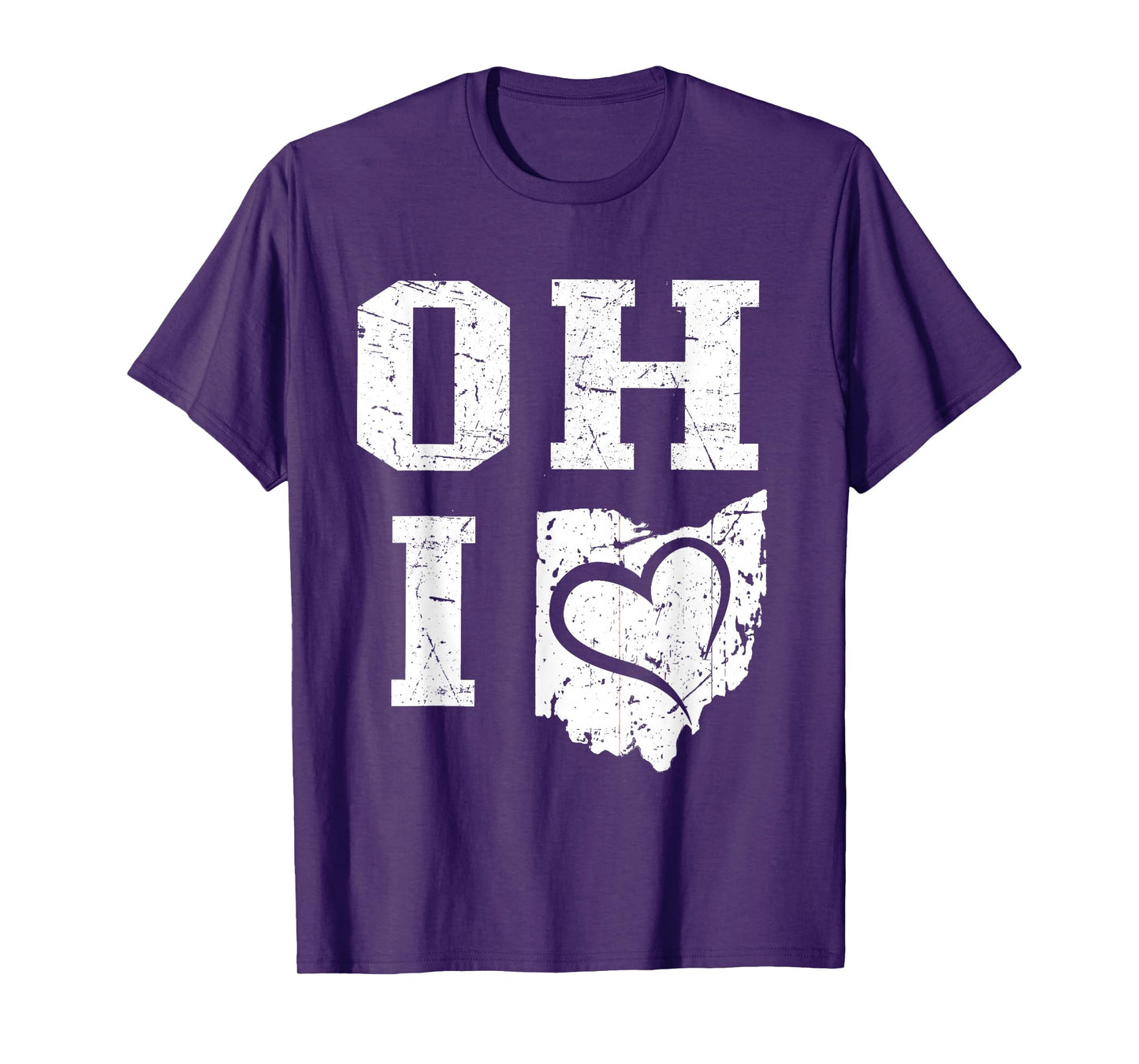 Vintage Ohio Map Women Men T-Shirt